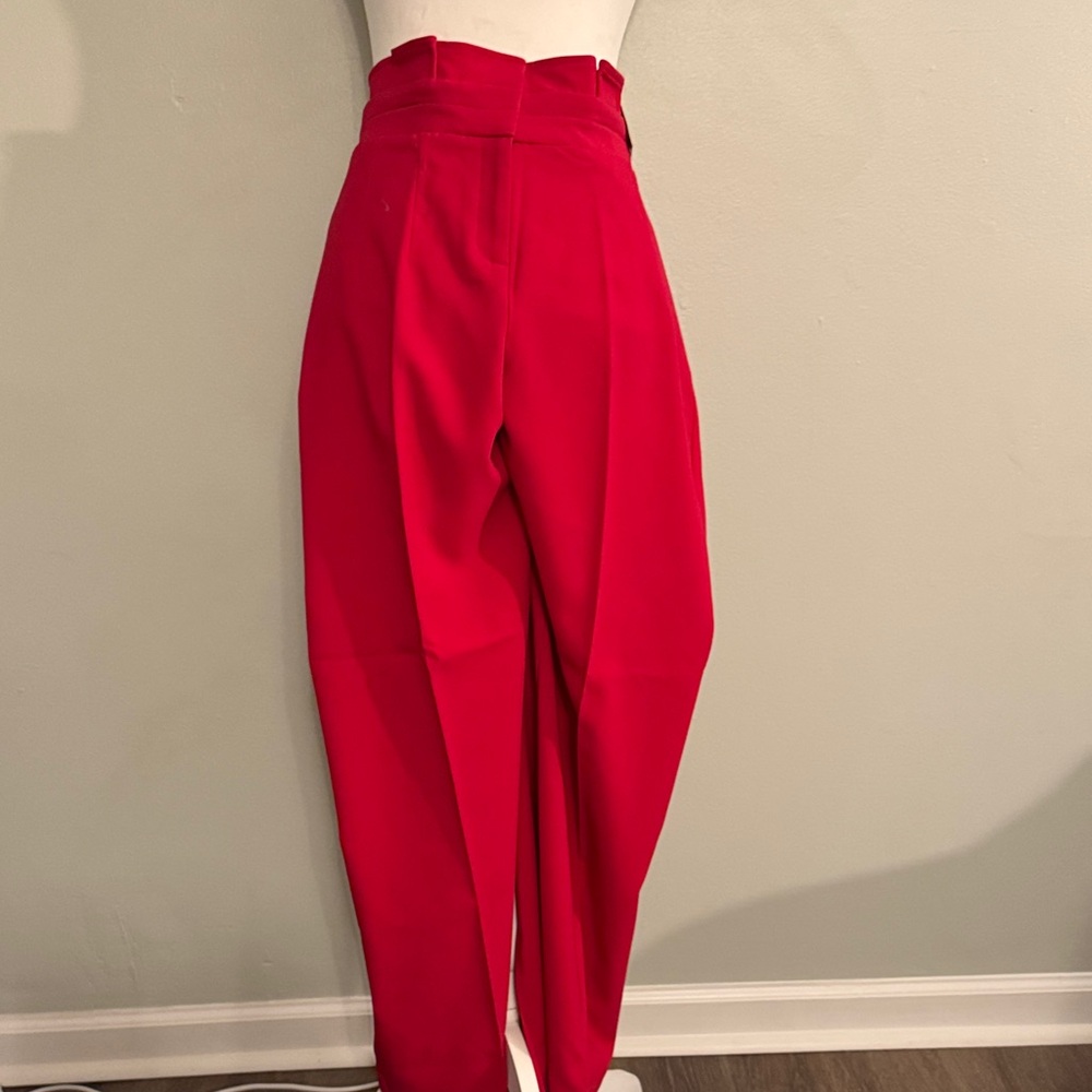 Chic Pink Palazzo High-Rise Wide leg Trousers